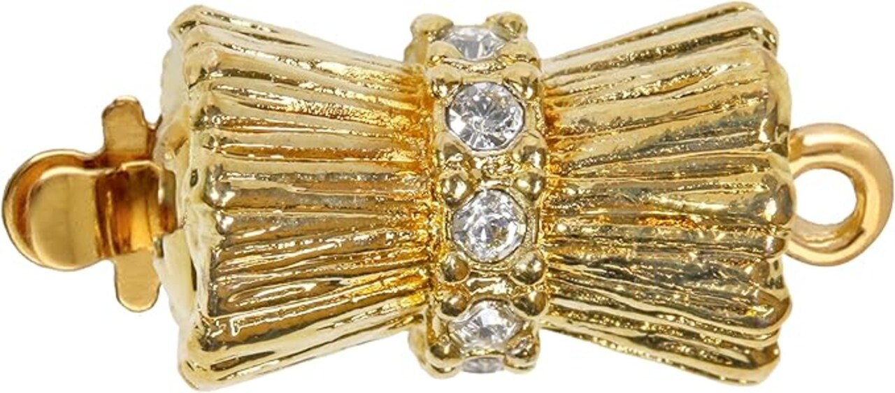 The Beadsmith Push Pull Slide Clasp – Elegant Elements – Strand Designs – Component to Finish or Connect Bracelets, Necklaces and DIY Handmade Jewelry